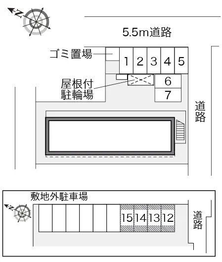 ★手数料０円★さいたま市西区三橋６丁目　月極駐車場（LP）